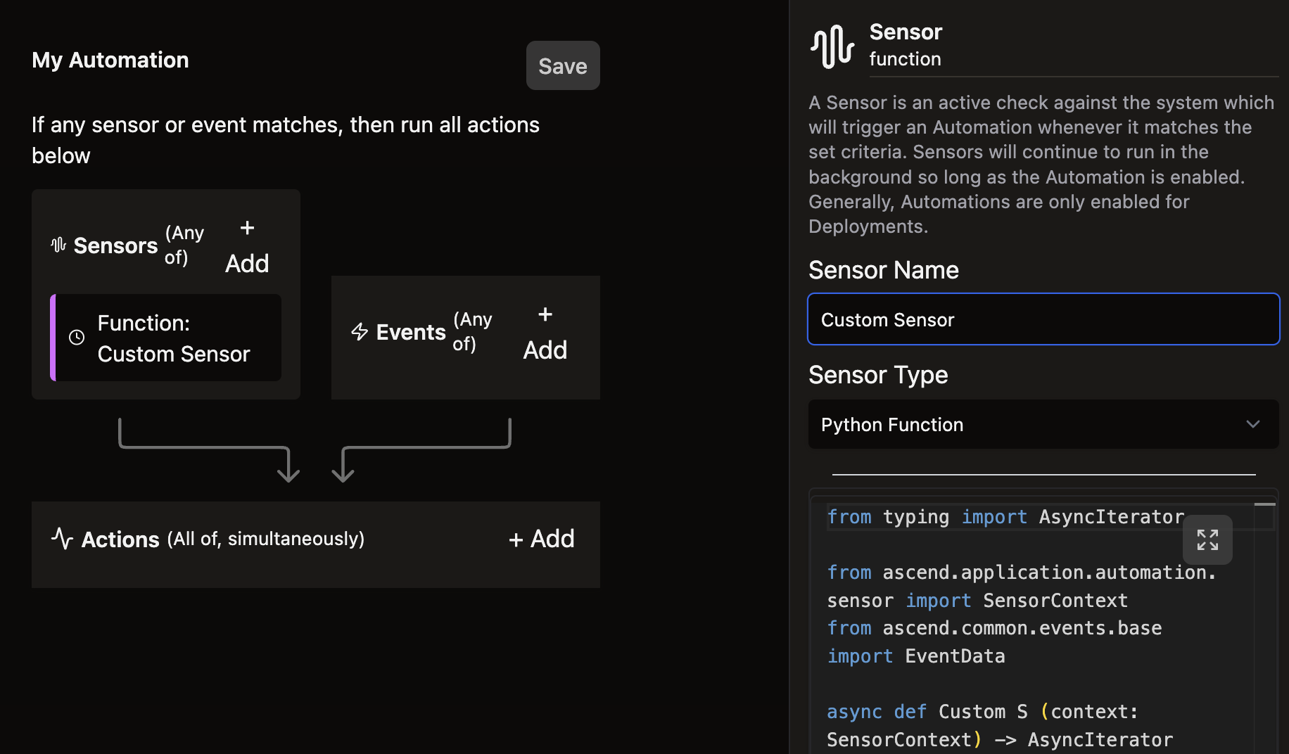 python sensor