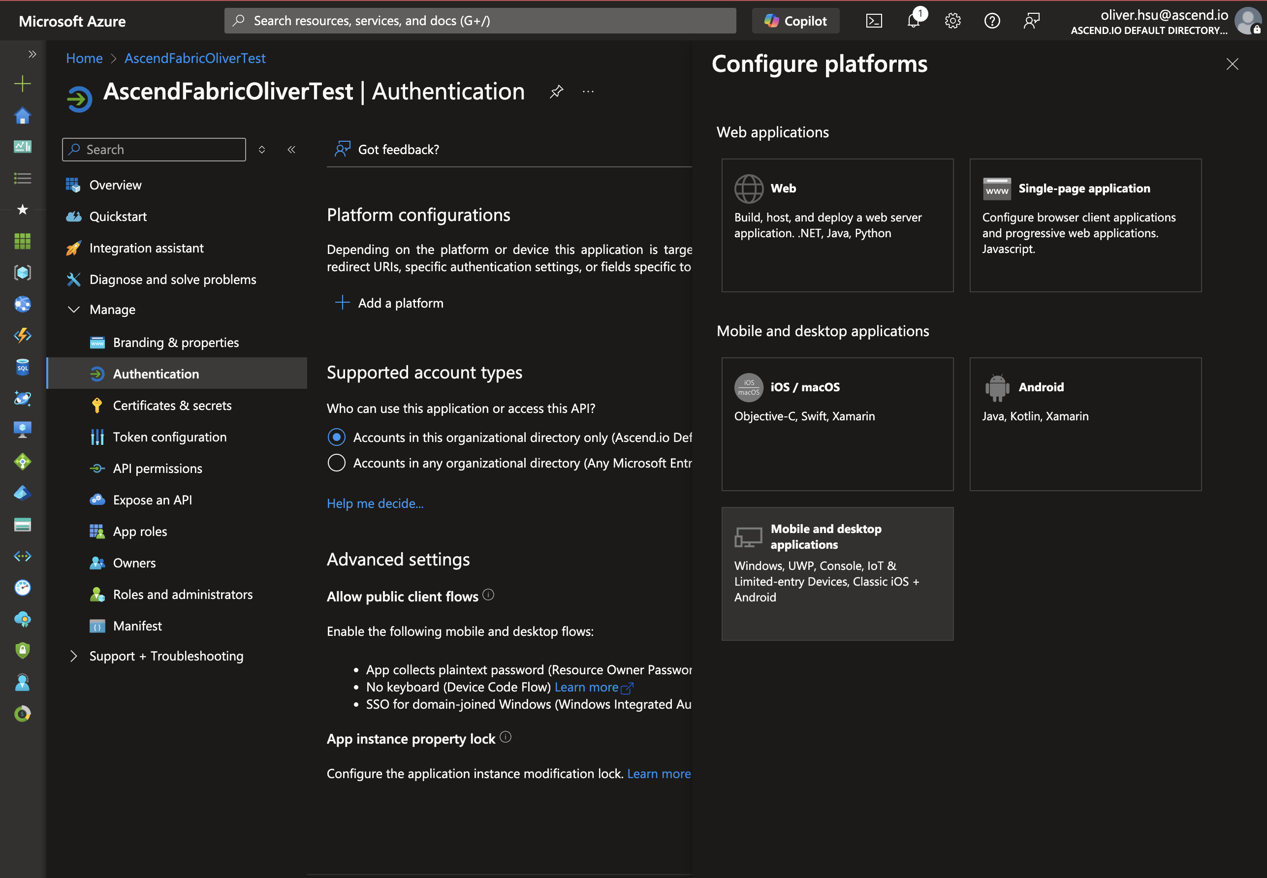 Entra app authentication page pt2