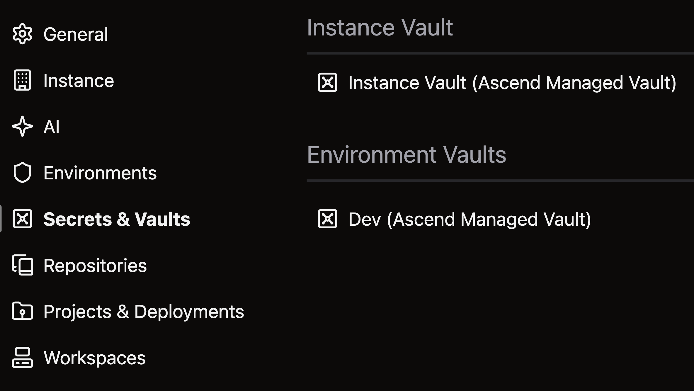 secrets and vaults